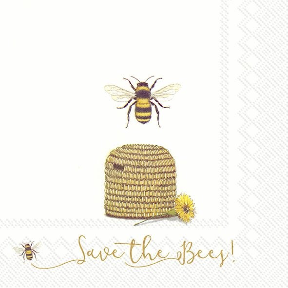 Lunch-Servietten "Save the Bees"